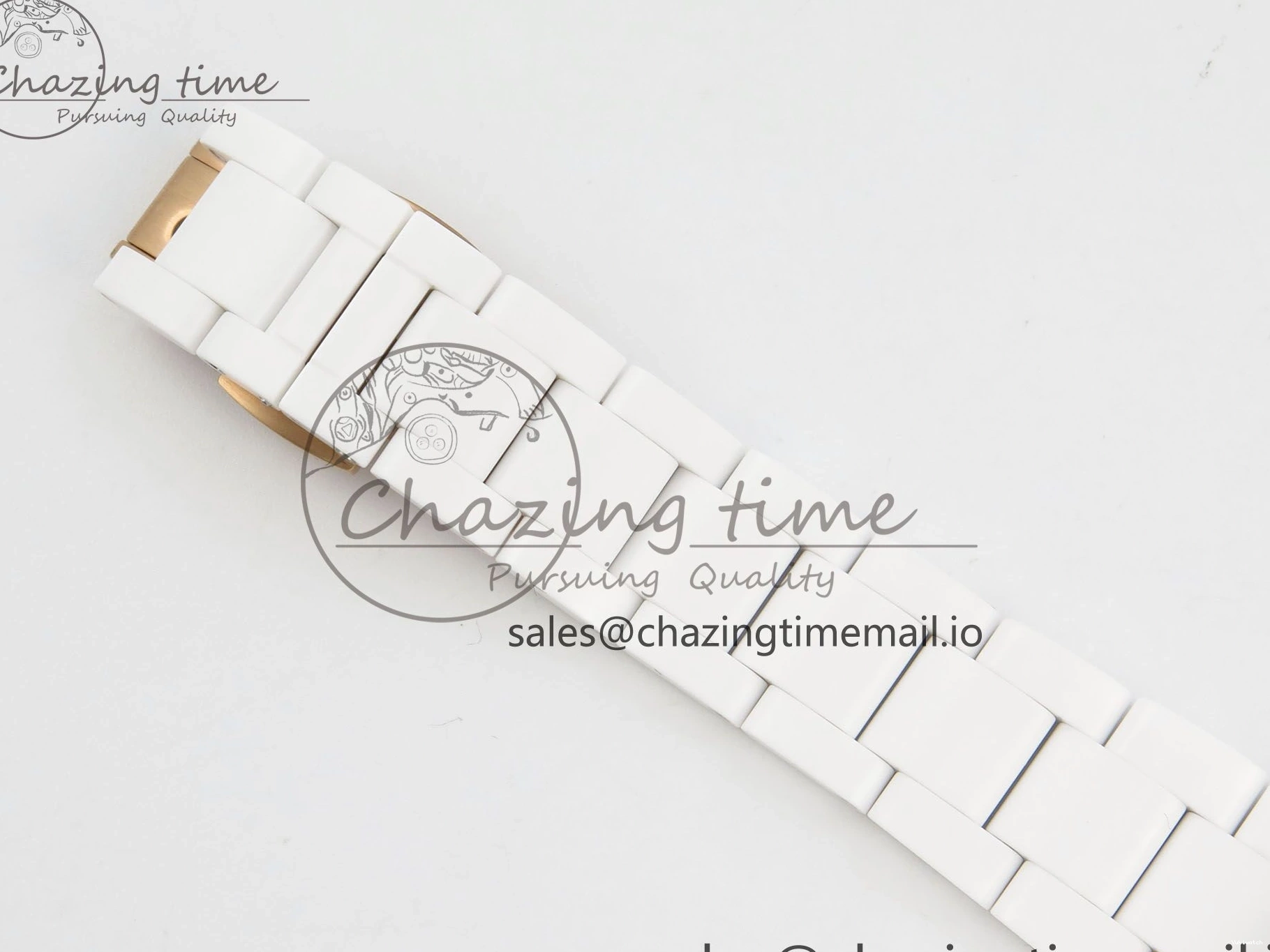 White SONIC Case Black Rainbow Daytona Bezel SA4130 Best and Rainbow Bracelet Dial Edition Ceramic 0113